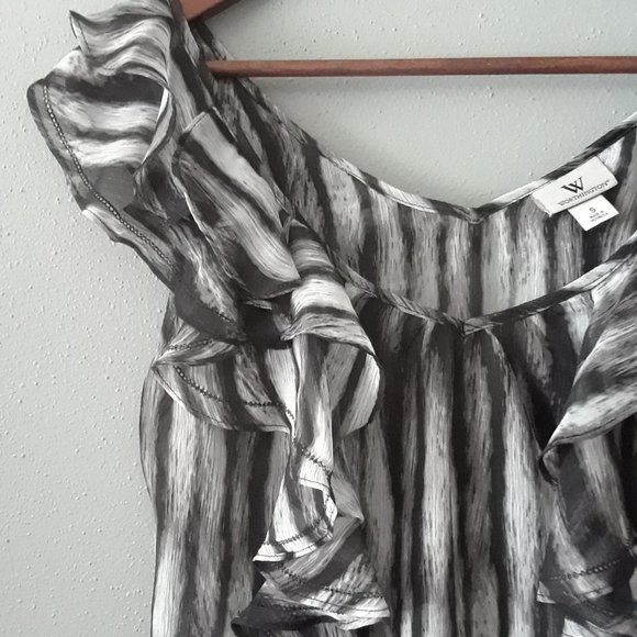 FLASH SALE 10/$20  Zebra Print Sleeveless Top sz SMALL - Picture 3 of 8